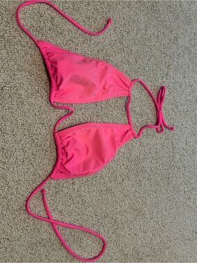 PacSun Hot Pink Triangle Bikini Top